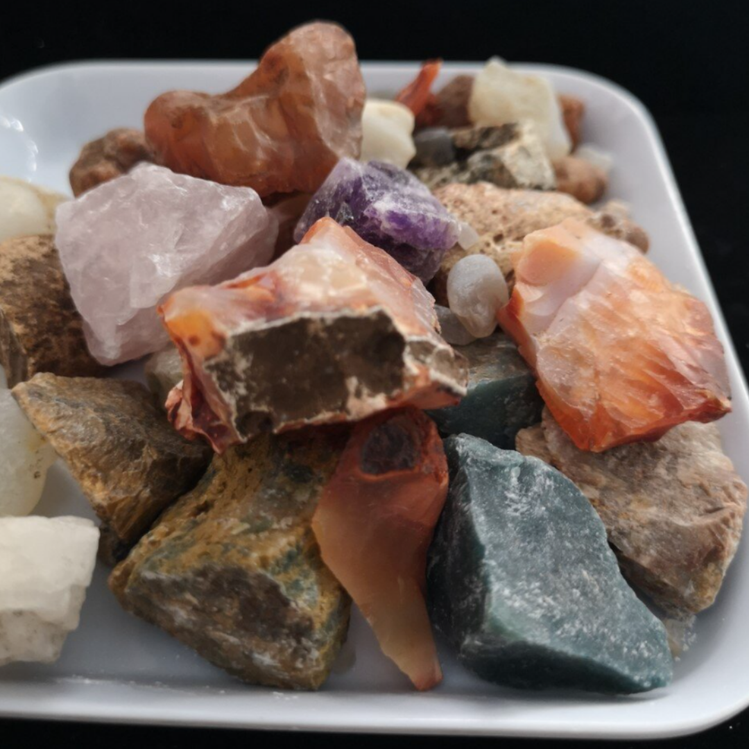 Rambled Rocks Rough Rock Tumbling Mix – Mountain Gems Burnaby